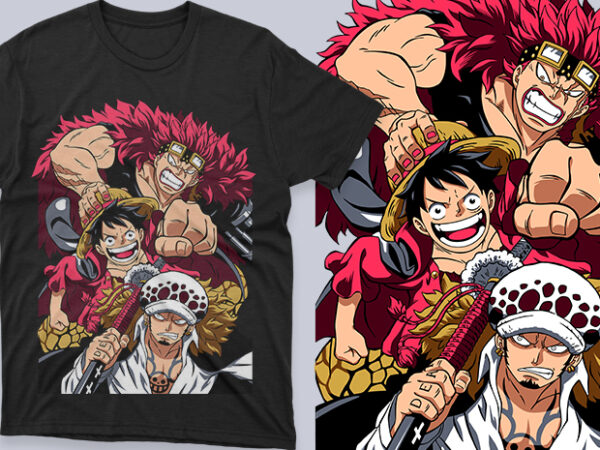 Premium One Piece Worst Generation Anime Vector T-shirt Design Template -  Buy t-shirt designs