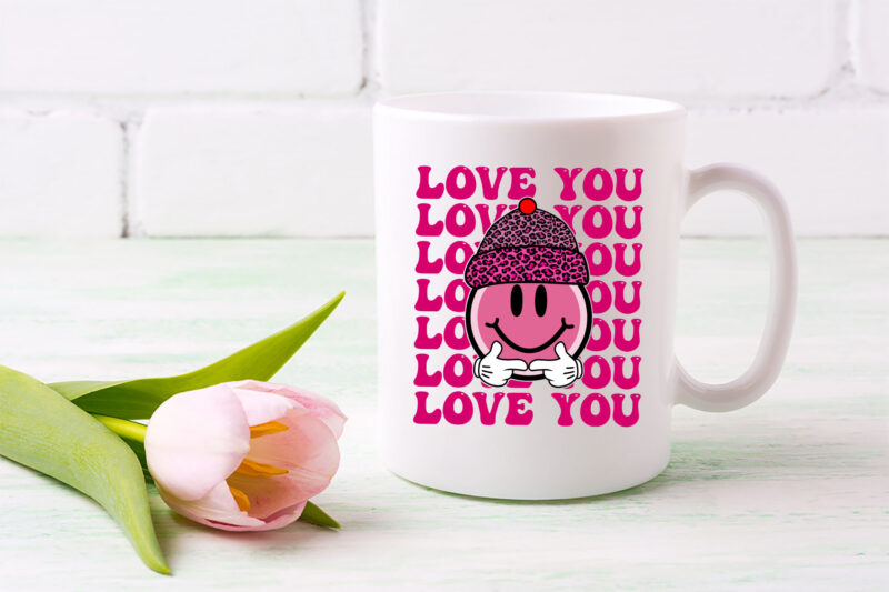 XOXO Love You png, Heart Smiley Face png, Retro Valentine png, Valentine_s day png, Valentines Png, Retro Groovy Sublimation Designs NL 2