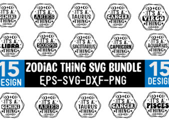 Zodiac Signs Svg Bundle t shirt graphic design
