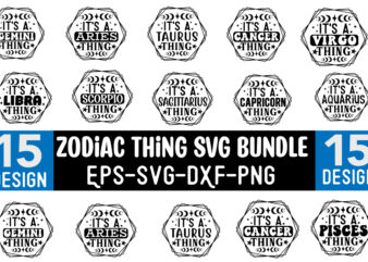 Zodiac Signs Svg Bundle