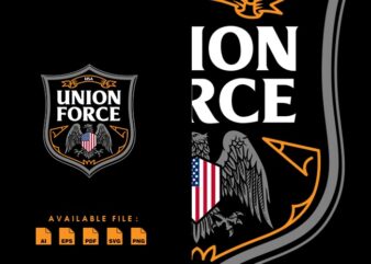 Union Force T shirt Design