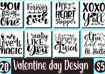 Valentine design bundle, Valentine’s Day SVG Bundle , Valentine T-Shirt Design Bundle , Valentine’s Day SVG Bundle Quotes, be mine svg, be my valentine svg, Cricut, cupid svg, cute Heart