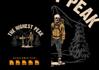 The Highest Peak T shirt Design