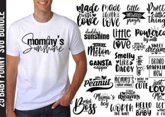 Baby SVG Bundle t shirt template