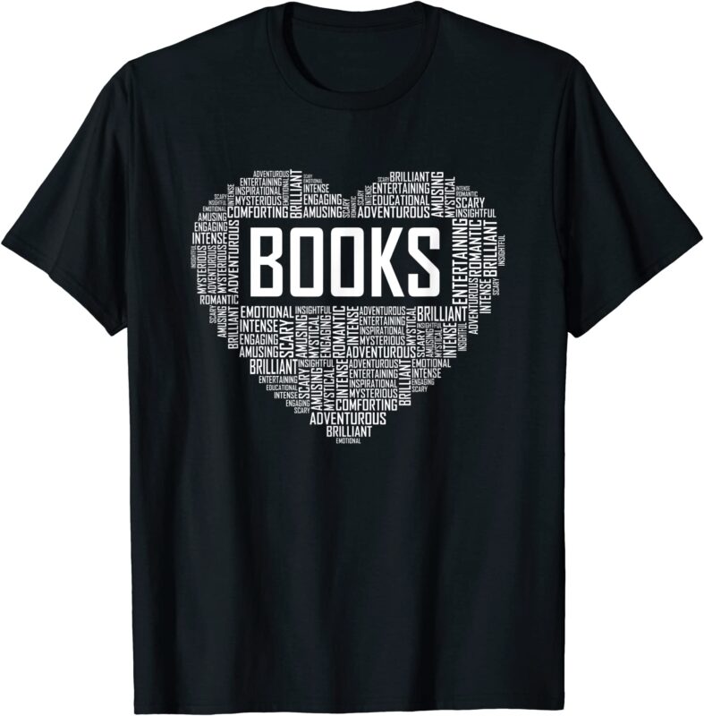 25 Book PNG T-shirt Designs Bundle For Commercial Use Part 4, Book T-shirt, Book png file, Book digital file, Book gift, Book download, Book design