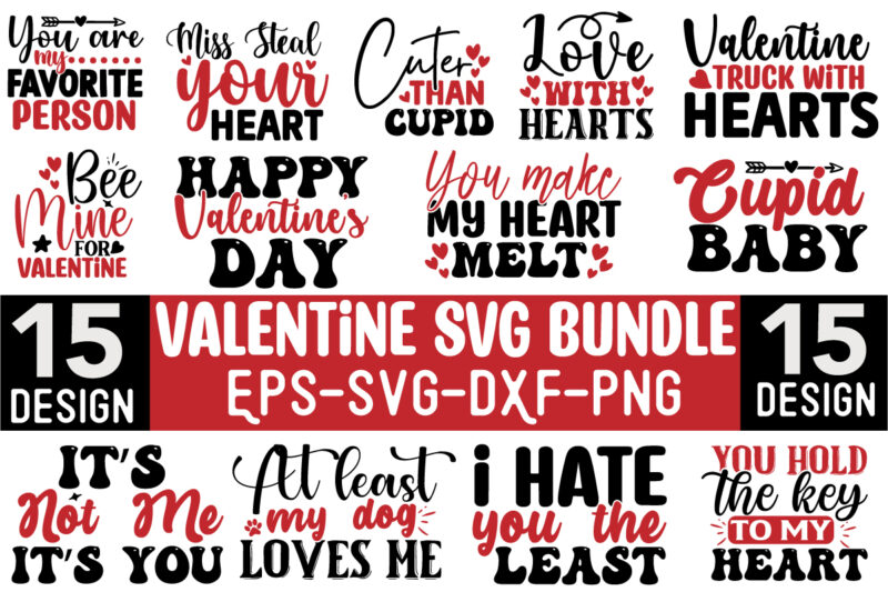 Valentine SVG Design bundle