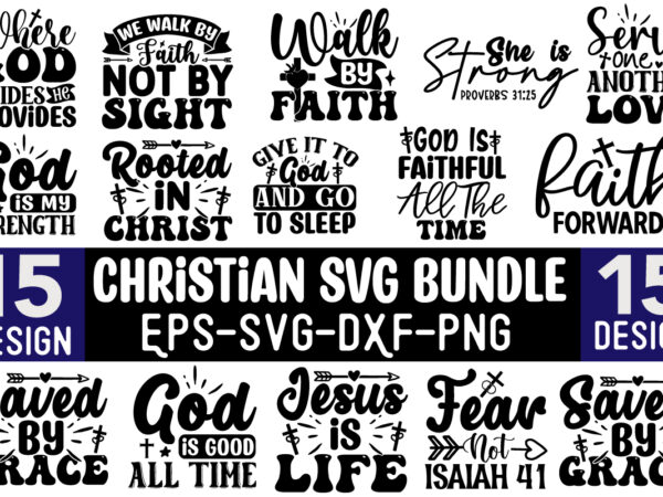 Christian svg design bundle