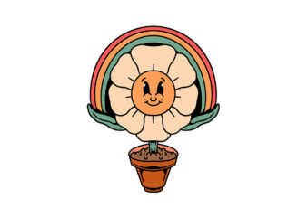 cute flower cartoon