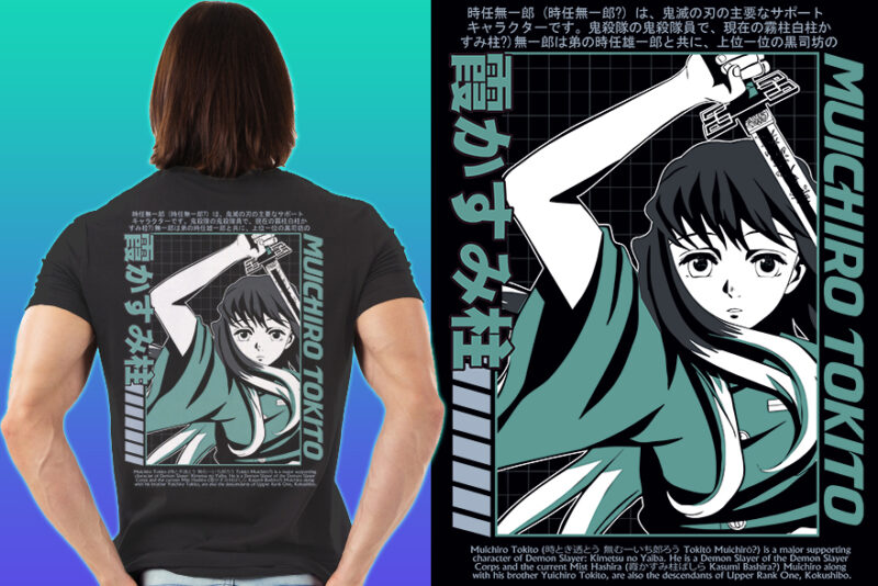 Demon slayer t shirt designs | anime bundle Part#05