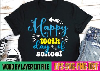 Happy 100th day of school 100 days of school, school svg, 100 days brighter, 100th day of school, back to school, teacher svg, 100 days svg, 100 days school svg,