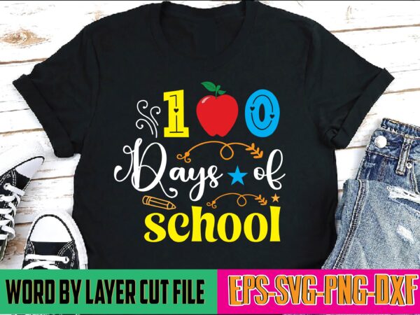 100 days of school 100 days of school, school svg, 100 days brighter, 100th day of school, back to school, teacher svg, 100 days svg, 100 days school svg, 100th
