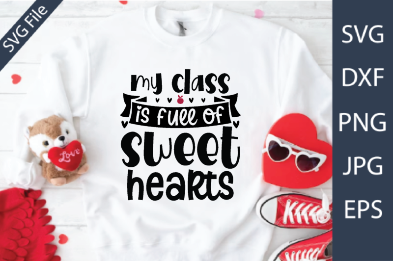 Valentine’s Day Teacher SVG Bundle