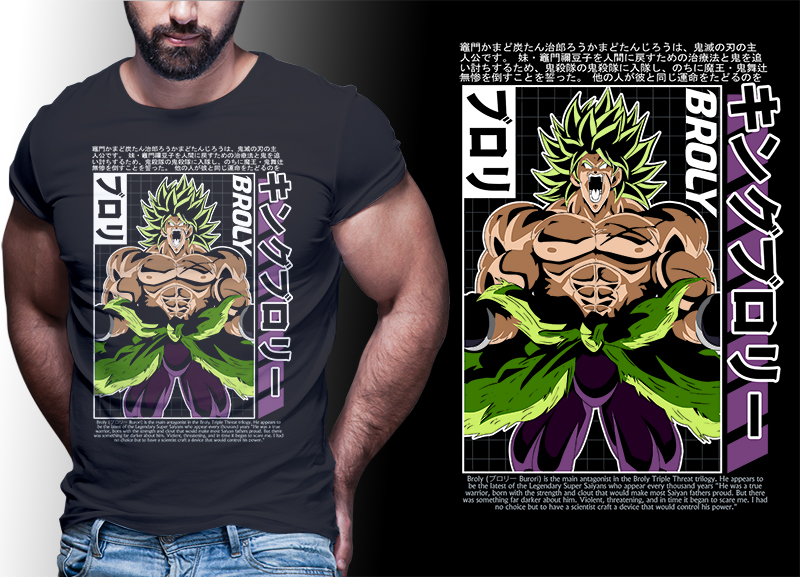 Goku t shirt design | anime bundle Part#05