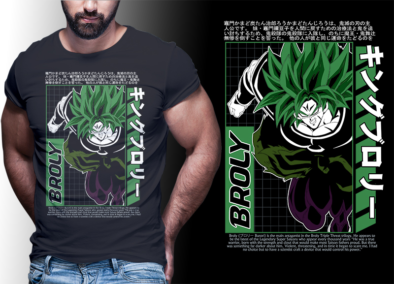 Goku t shirt design | anime bundle Part#05