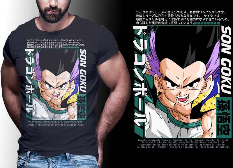 Goku t shirt design | anime bundle Part#05