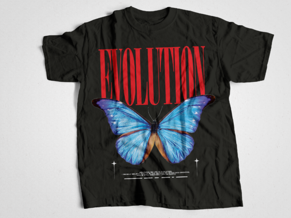Glow butterfly evolution urban streetwear t-shirt design bundle, urban streetstyle, pop culture, urban clothing, t-shirt print design, shirt design, retro design