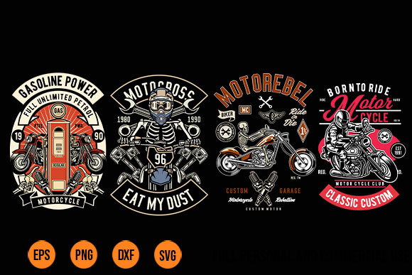 Designs PNG de motorcycle para Camisetas e Merch