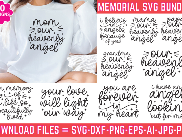 Memorial svg bundle, in loving memory svg, cardinal svg, your wings were ready svg, remembrance svg, christian svg, svg quotes, svg designs