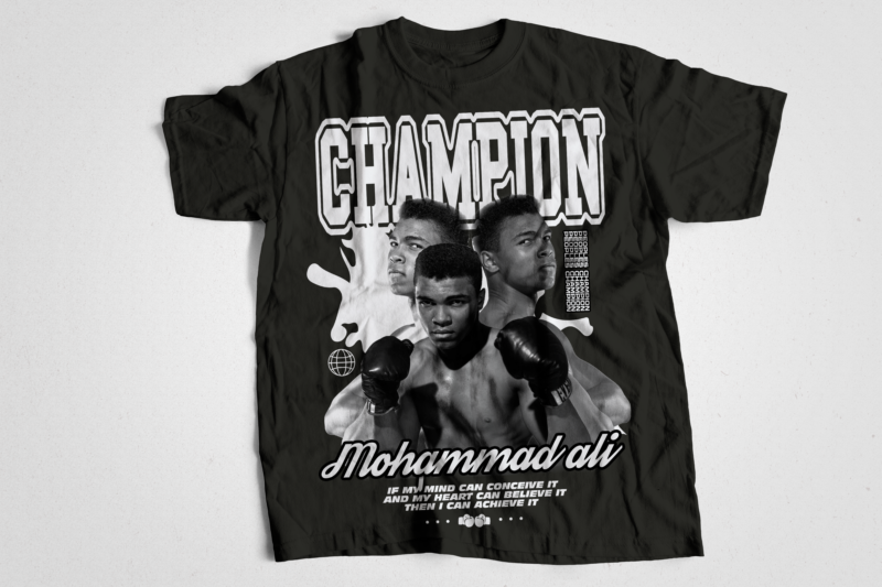 Muhammad Ali The Greatest T-shirt design