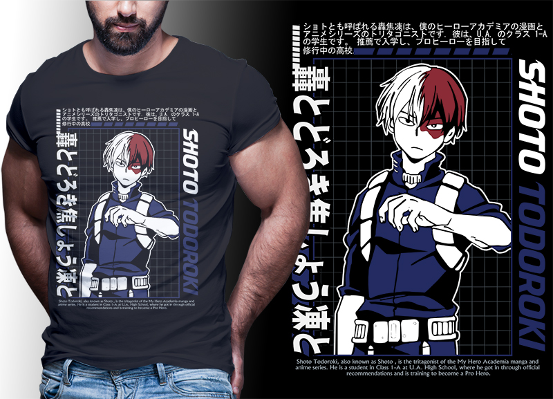 my hero academia t shirt designs | anime bundle part#05