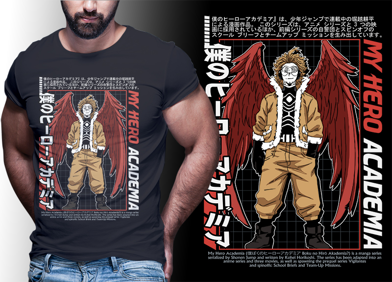 my hero academia t shirt designs | anime bundle part#05