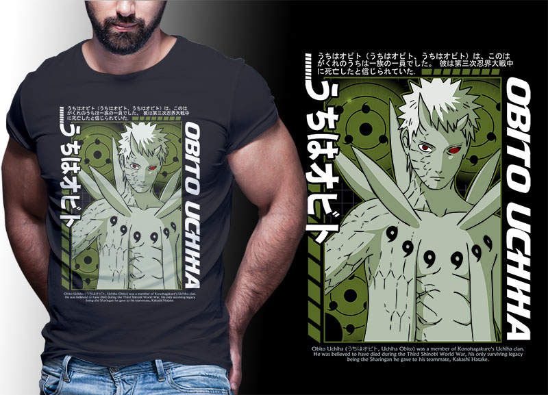 Naruto shirt design | anime bundle part#05