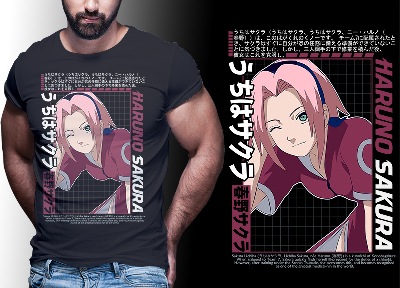 Naruto shirt design | anime bundle part#05