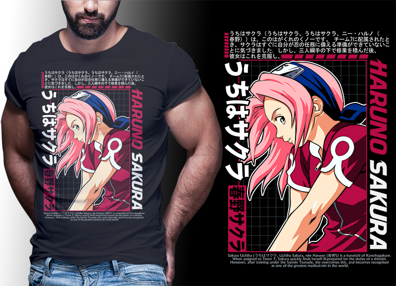 Naruto shirt design | anime bundle part#05