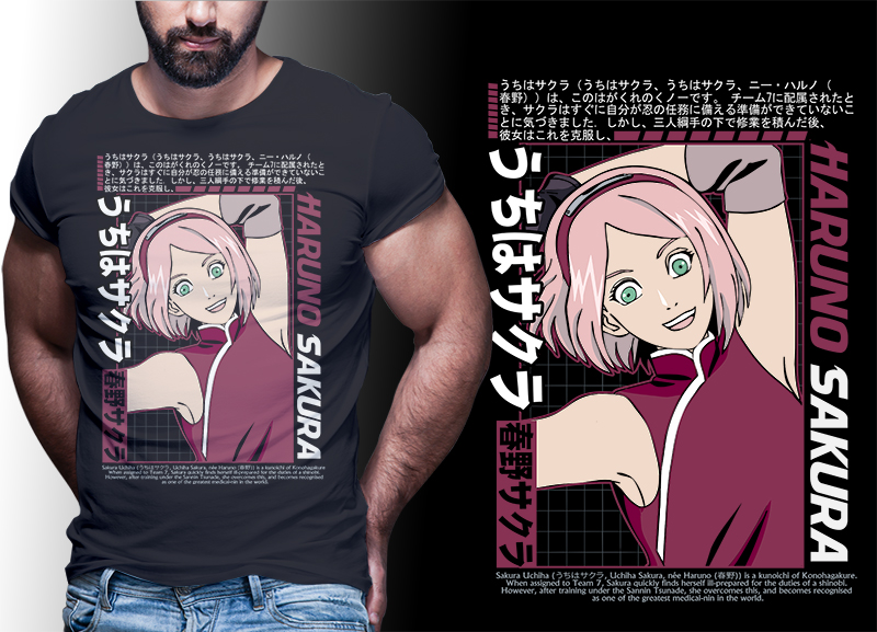 Naruto shirt design | anime bundle part#05