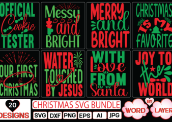 Christmas svg bundle SVG Cut File t shirt vector file