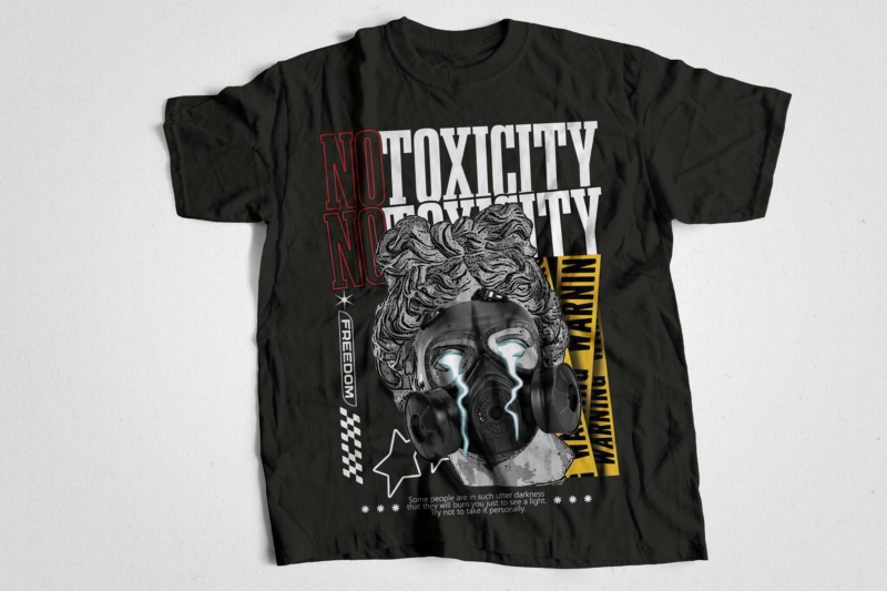 NO TOXICITY and no regrets | warning of freeedom Urban Streetwear T-Shirt Design Bundle, Urban Streetstyle, Pop Culture, Urban Clothing, T-Shirt Print Design, Shirt Design, Retro Design