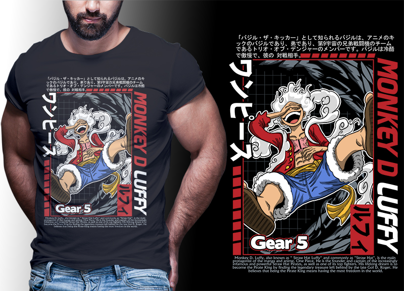 Shirt for : Luffy Gear 5 (Bundle)