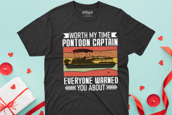 Worth-my time pontoon captain vintage Pontoon Boat dad T-shirt svg, grumpy old women with pontoon, boat funny, pontoon captain