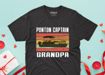 pontoon captain grandpa Vintage boating lover saying T-shirt svg, grumpy old women with pontoon, boat funny, pontoon captain