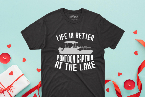 Life Is Better On The Toon Pontoon Boat Boating Fathers Gift T-Shirt design svg, Boating Captain, Pontoon Captain, Pontoon dad, Pontoon life