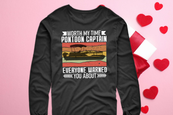 Worth-my time pontoon captain vintage Pontoon Boat dad T-shirt svg, grumpy old women with pontoon, boat funny, pontoon captain