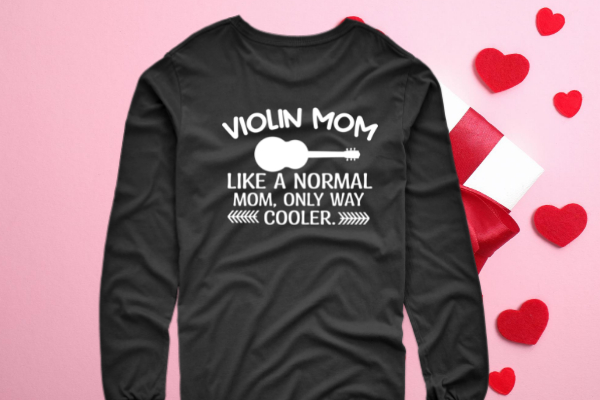 Violin mom like a normal mom Artistic Music Treble-Maker T-Shirt design svg, Violin, Violinist Shirt – Treble Maker, Violin girl, violinist,