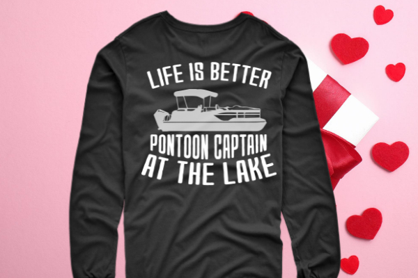 Life Is Better On The Toon Pontoon Boat Boating Fathers Gift T-Shirt design svg, Boating Captain, Pontoon Captain, Pontoon dad, Pontoon life