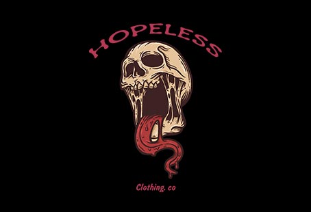 Hopeless t-shirt design