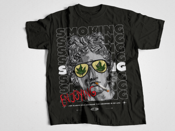 Enjoying smoking weed tshirt design t-shirt design bundle, urban streetstyle, pop culture, urban clothing, t-shirt print design, shirt design, retro design