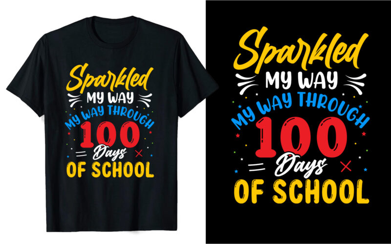 100 days of school t-shirt, 100 days of school t-shirt design, 100 days of school t-shirts, 100 days of school design, back to school t-shirt, 100 days of school t-shirt bundle