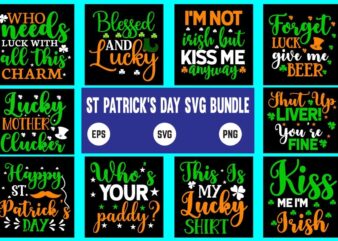 st. patrick’s day design cut files design bundle st patricks day, st patricks, shamrock, st pattys day, st patricks day svg, lucky charm, lucky, happy st patricks, saint patricks day,