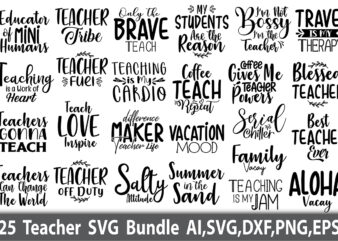 Teacher svg Bundle