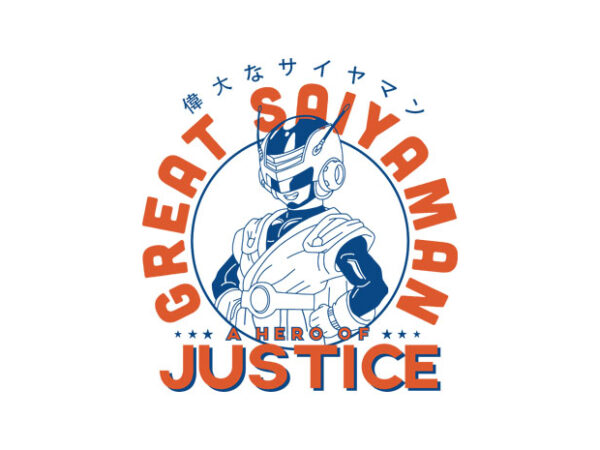 Hero of justice graphic t shirt