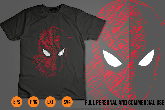 Spiderman svg for cricut marvel spider man super hero png t shirt template vector