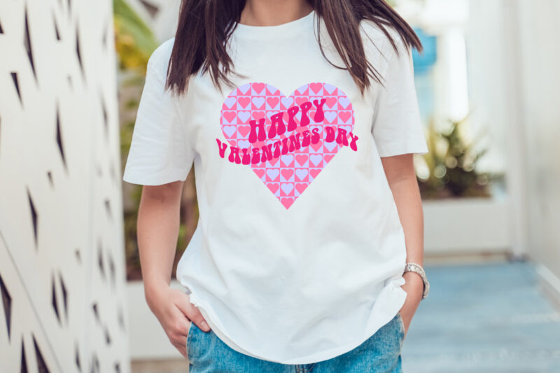 Retro Valentine’s Day heart Sublimation Bundle