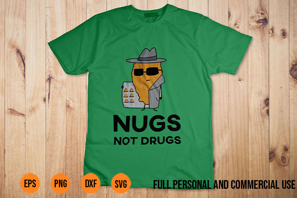 Nugs Not Drugs Poster svg png Chicken Nugget Dealer Vinyl Waterproof Sticker Decal