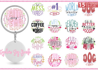 Keychain SVG Bundle