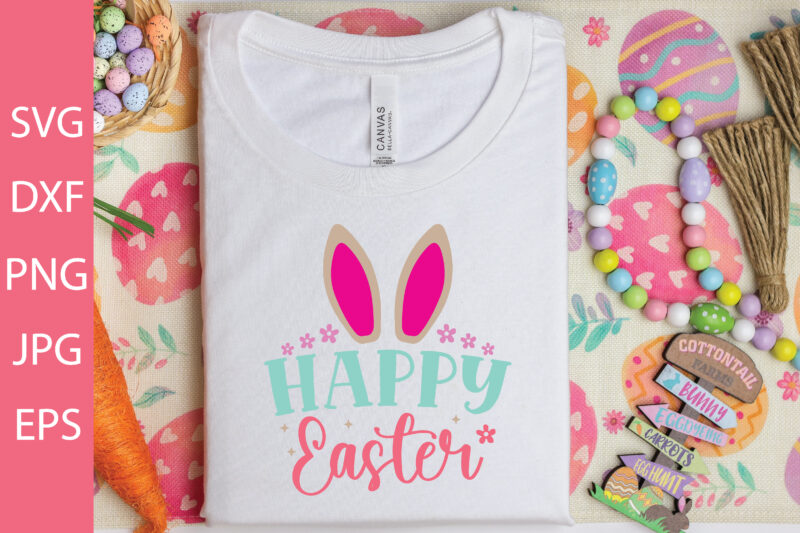 Easter SVG Bundle, Happy Easter Quotes