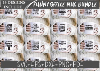 Funny Office MUG Bundle t shirt graphic design